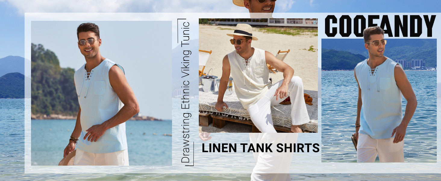 LINEN TANK SHIRTS