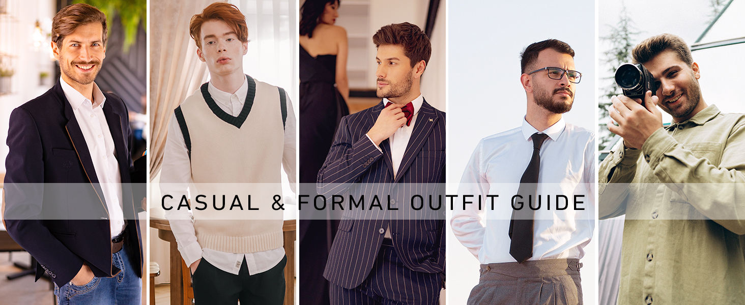 CASUAL & FORMAL OUTFIT GUIDE