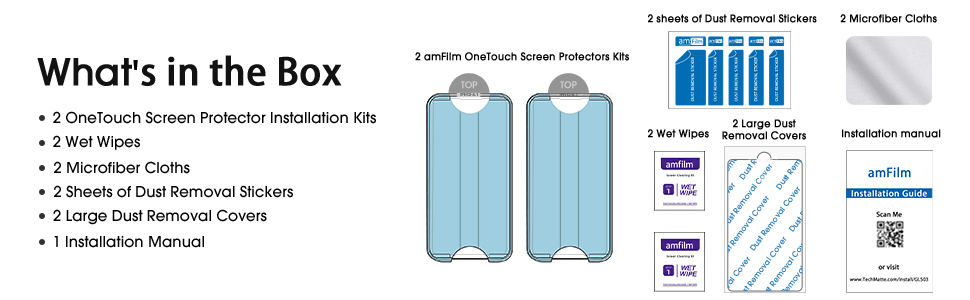 amFilm iPhone 13 iPhone 14 iPhone 13 Pro Screen Protector