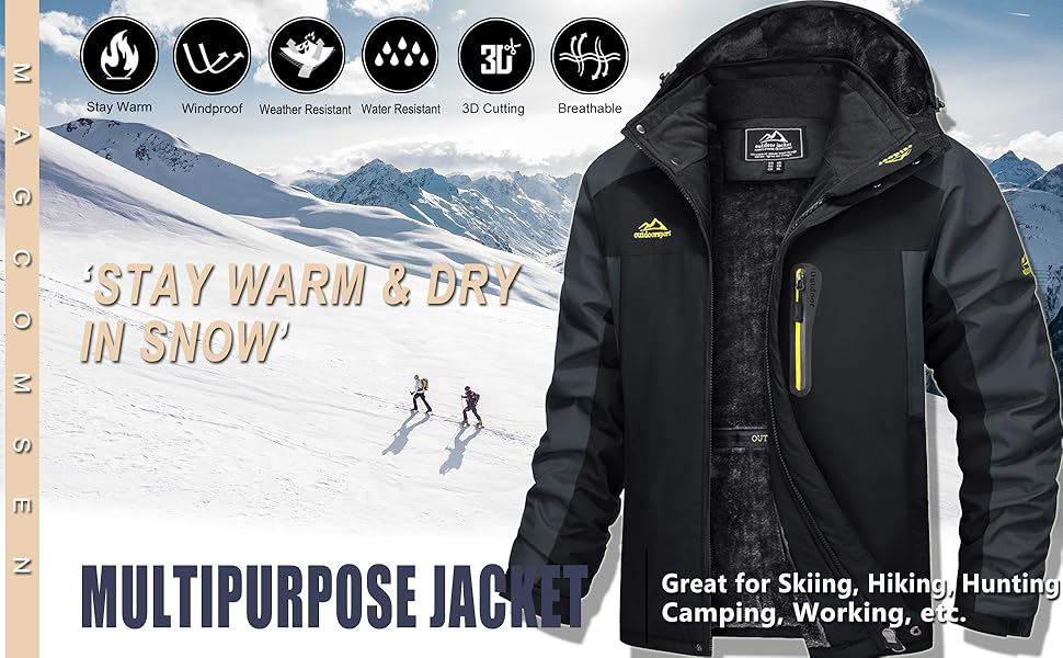 snow jacket for men