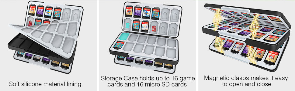 Game card case feature