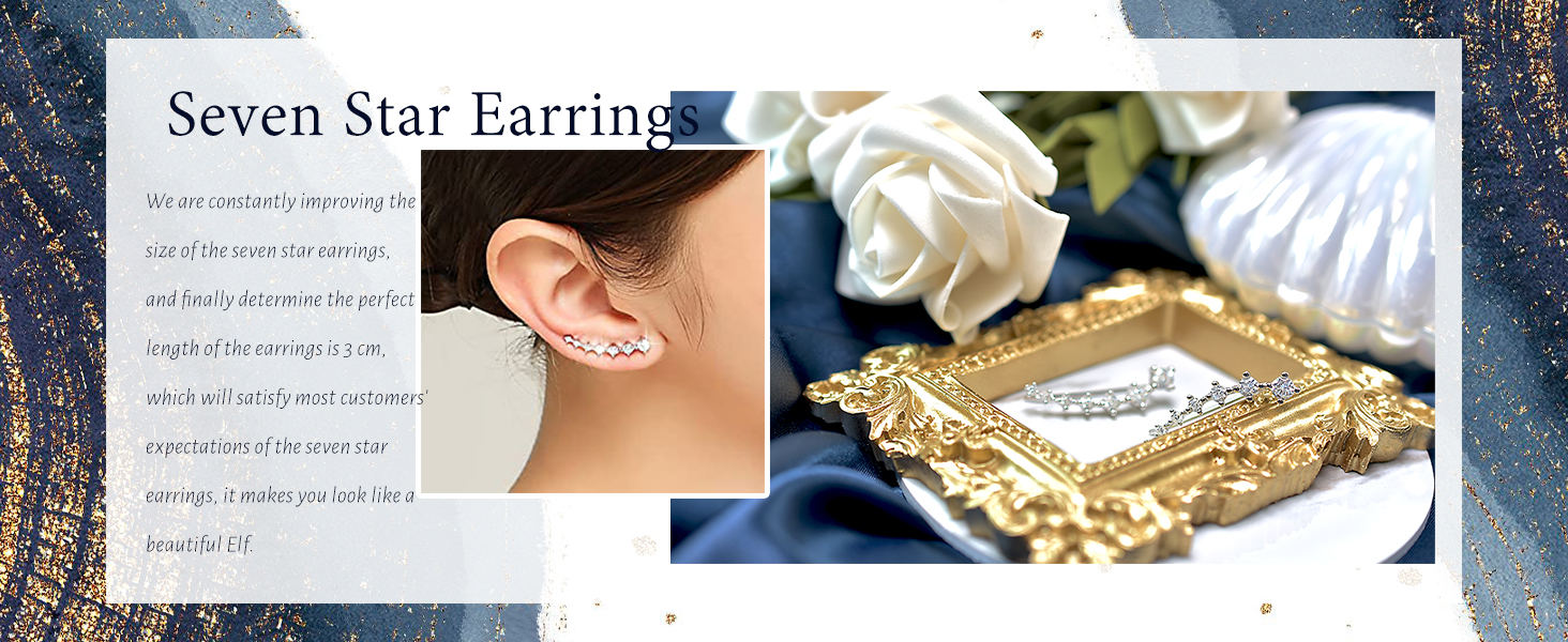 crystal earring for women girls cartilage jewel