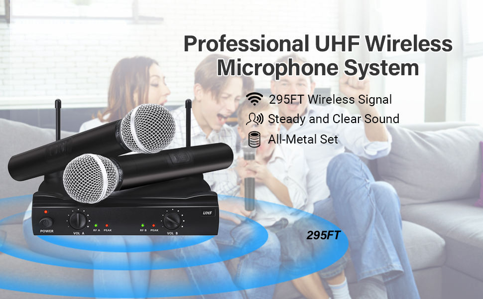 UHF Wireless Microphone System