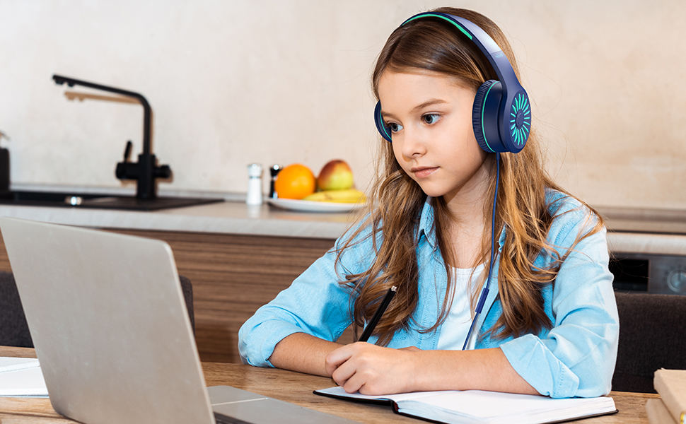 wired headphones for online learning