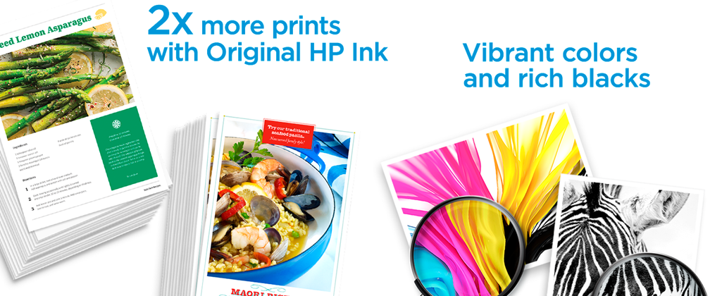 original hp ink more bright images high-quality prints