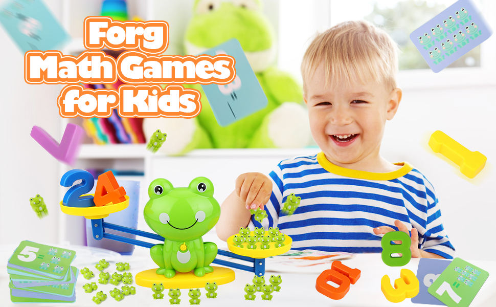 Educational Frog math games for fids